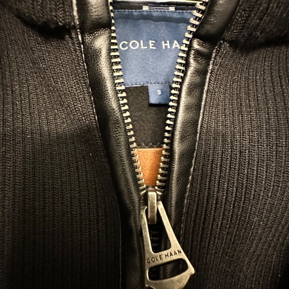 NWOT, Cole Haan Car Coat, black wool. Small - Picture 10 of 12